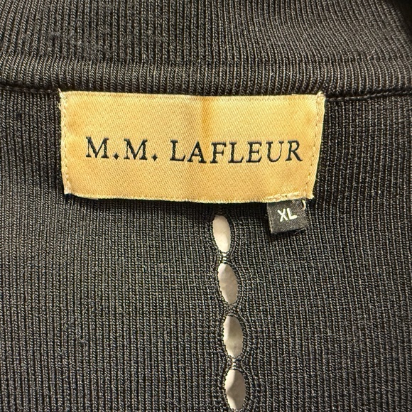M.M.LaFleur Black Cropped Jardigan XL / 16 - Picture 3 of 7